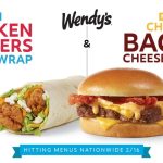 Wendy's Cheesy Bacon Cheeseburger and the Chicken Tenders Ranch Wrap image