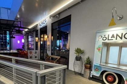 The left dishwasher at the bar was in active use, but measured 0 ppm chlorine