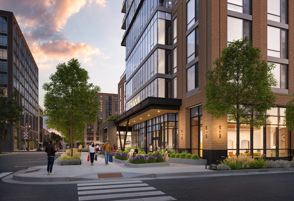 494-Unit Mixed-Use Tower Tops Out in Chicago’s Fulton Market Neighborhood