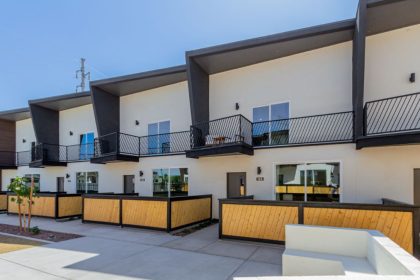 Outside image of CJ Townhomes commnity