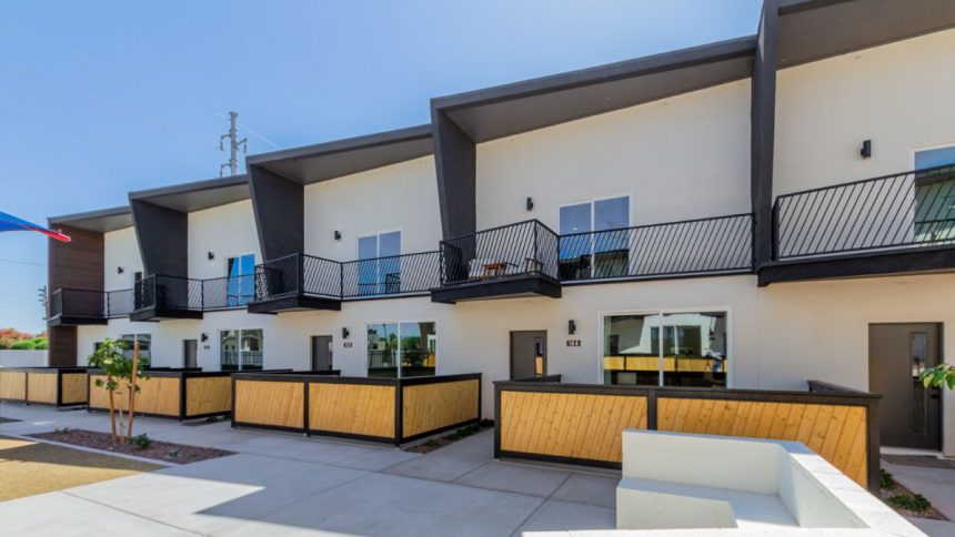 Outside image of CJ Townhomes commnity
