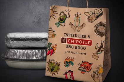 Chiptole's ‘Tatted Like a Chipotle Bag’