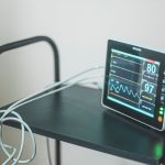 ECG machine monitor