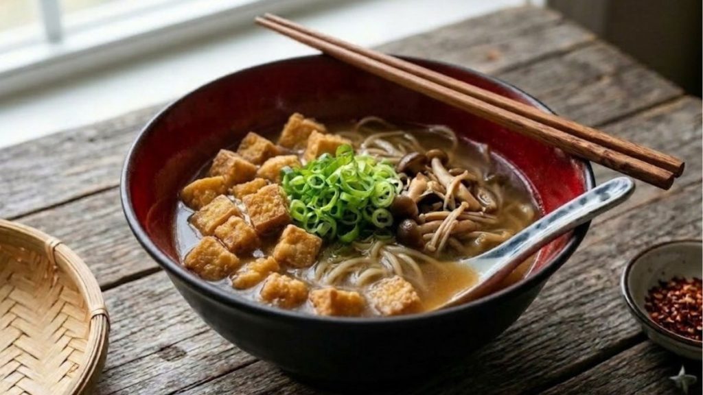 Image of Miso Ramen served at Green Vegetarian