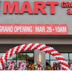 the grand opening celebration for H Mart saw a strong turnout