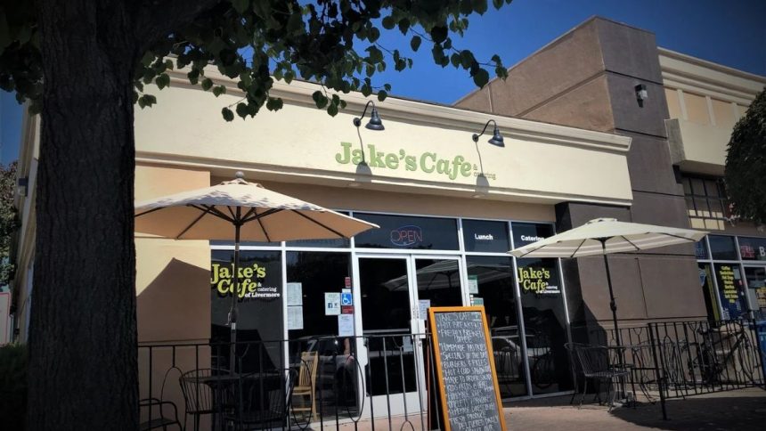 Jake’s Cafe near Livermore Municipal Airport has closed, offering free breakfast burritos to customers during its final days.