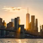 New York Skyline during sunset