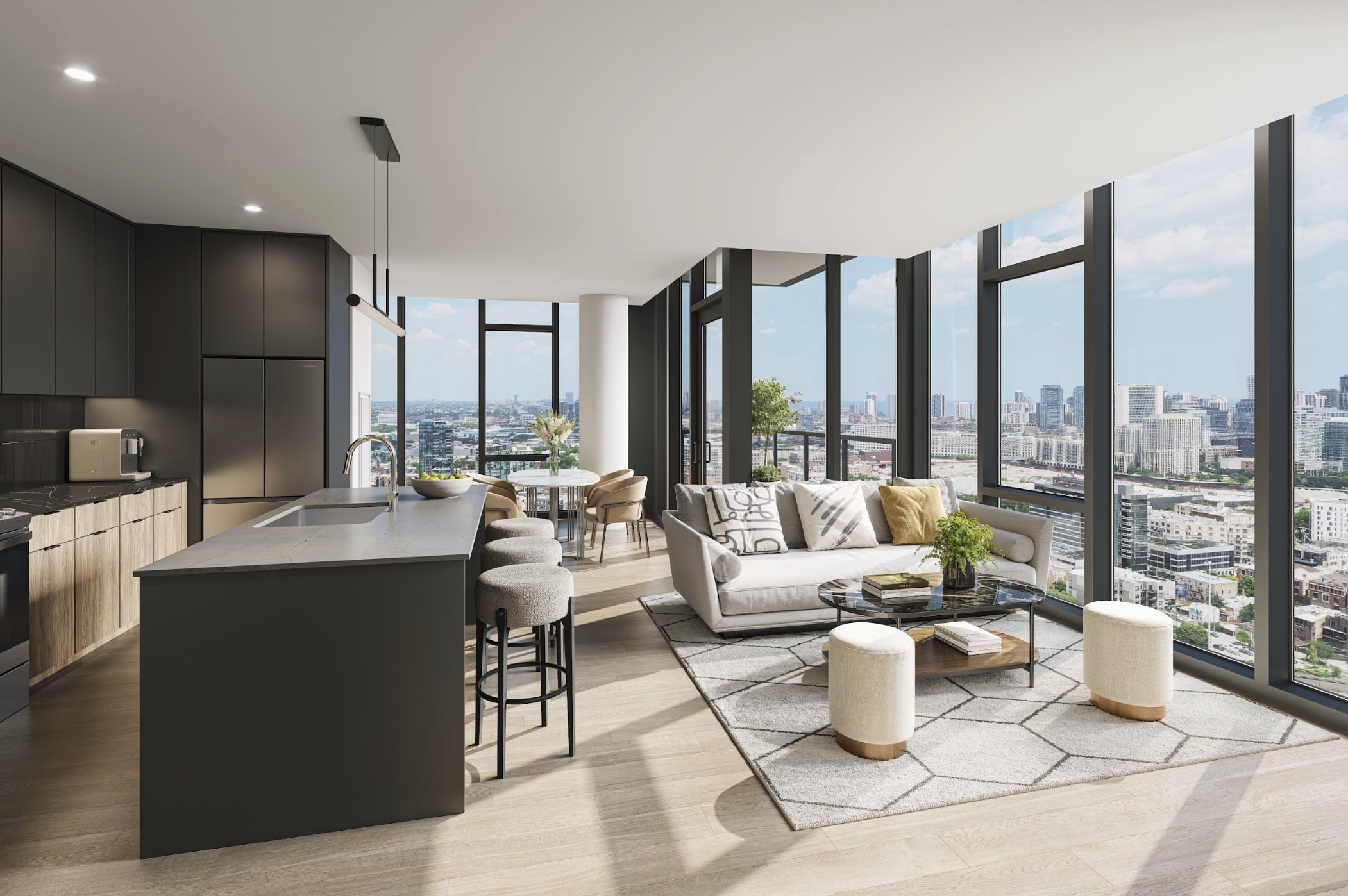 The building, Pearl Fulton Market, will be begin leasing in January 2027
