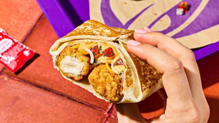 Crispy Chicken Crunchwrap Slider from Taco Bell image