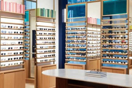 Inside the collection at the Warby Parker store (Source: Official)