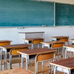 Empty classroom image