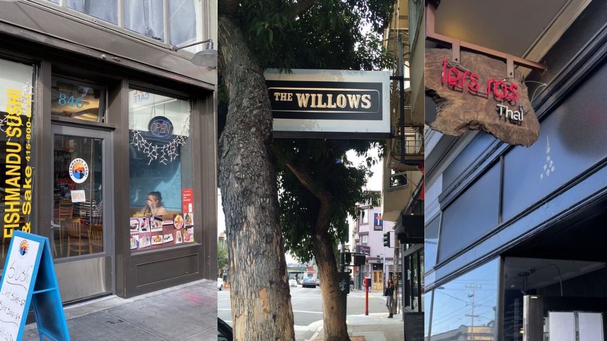 The San Francisco health department conducted several health inspections across the area.