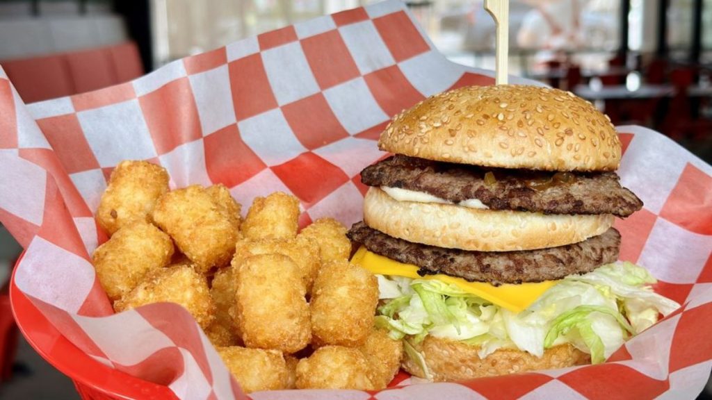 Big Boy's double-decker hamburger image