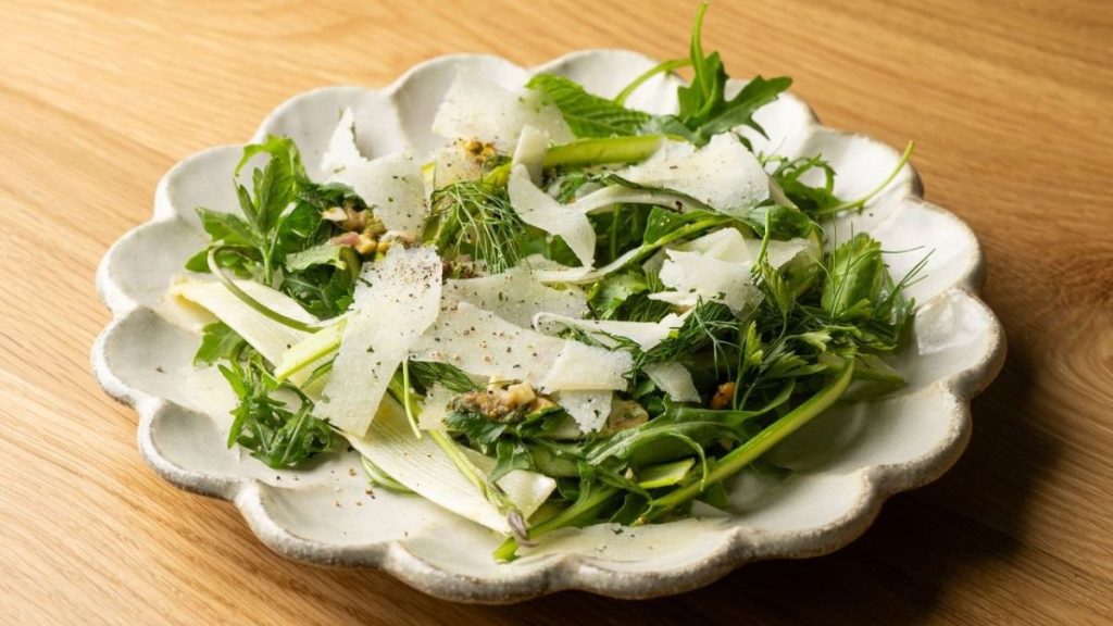 Image of Asparagus Salad served at Picala restaurant