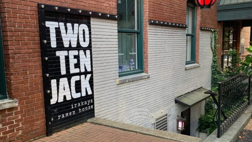 Japanese izakaya Two Ten Jack has closed its Chattanooga location, citing ongoing financial pressures following the pandemic.