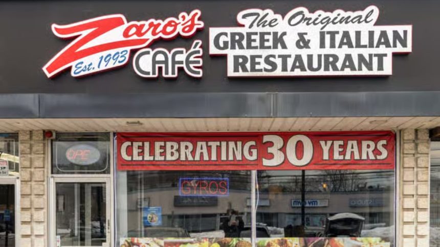 Zaro’s Cafe from outside