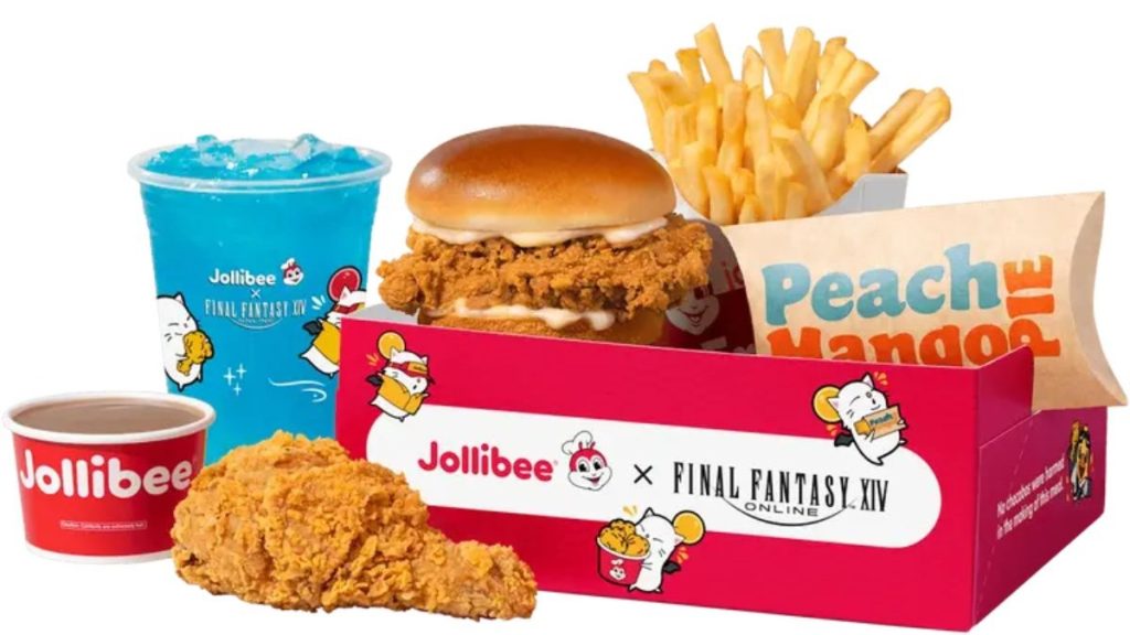 Image of Jollibee X FINAL FANTASY XIV meal box (jollibeefoods.com)
