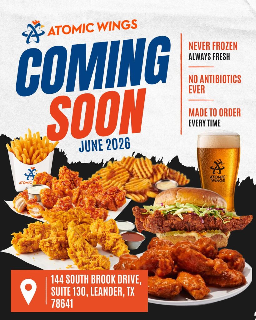 Atomic Wings to Debut in Austin