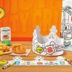 This image shows different items served through the meal including Crown Nuggets.