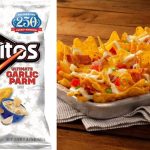 A representative image of a pack of Doritos Ultimate Garlic Parm and its nacho salad
