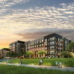 Woodfield Development topped out the Woodrow House project.