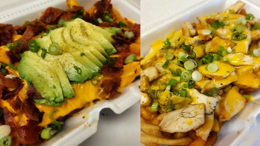 Image of loaded fries served at the House of Fries