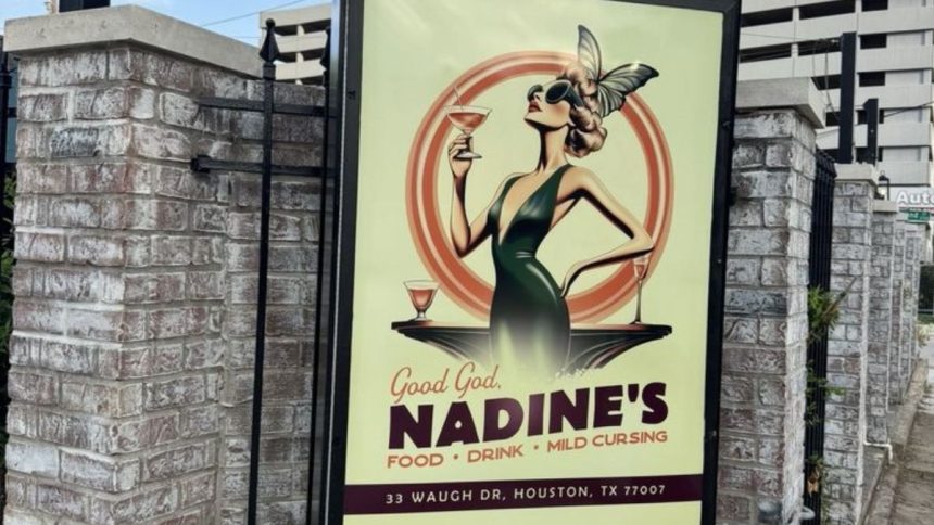 Outside Good God, Nadine’s bar and restaurant in Houston (Anthony F. | Yelp)