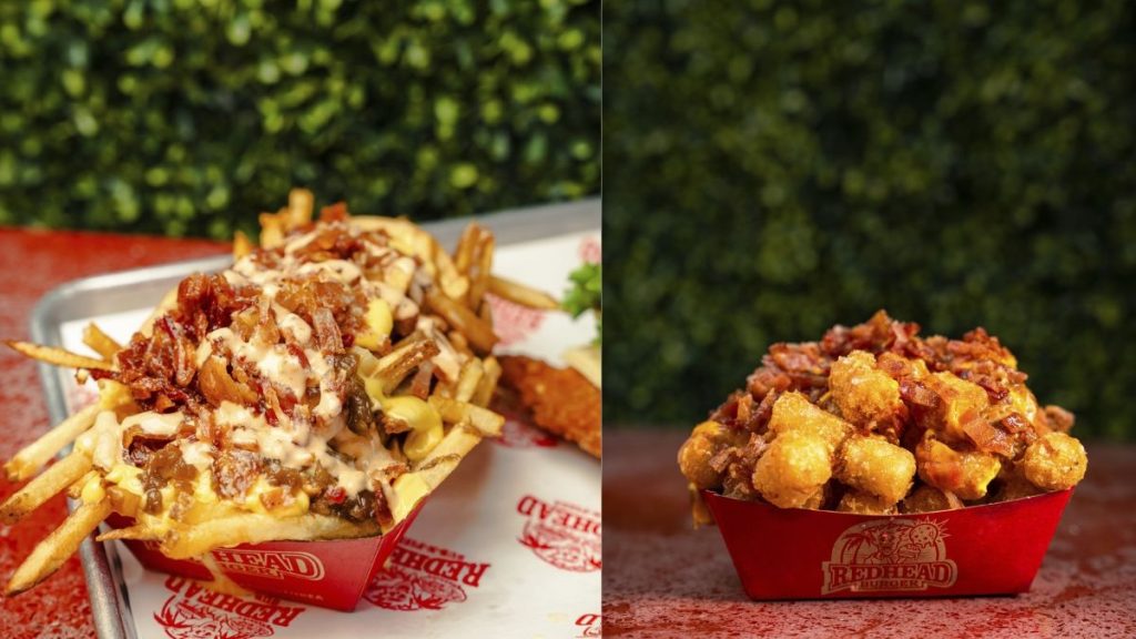 Image of sides served at RedHead Burger restaurant