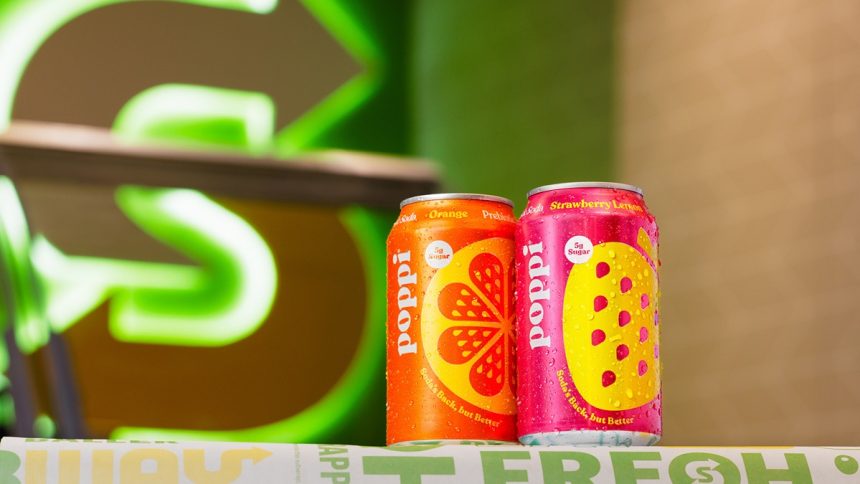 Subway expands drink menu with poppi prebiotic sodas