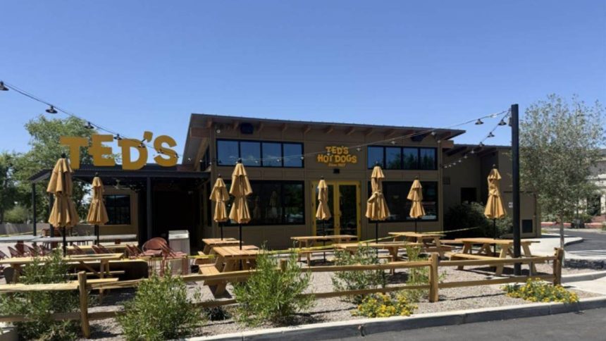 Storefront view of Ted’s Hot Dogs, Chandler