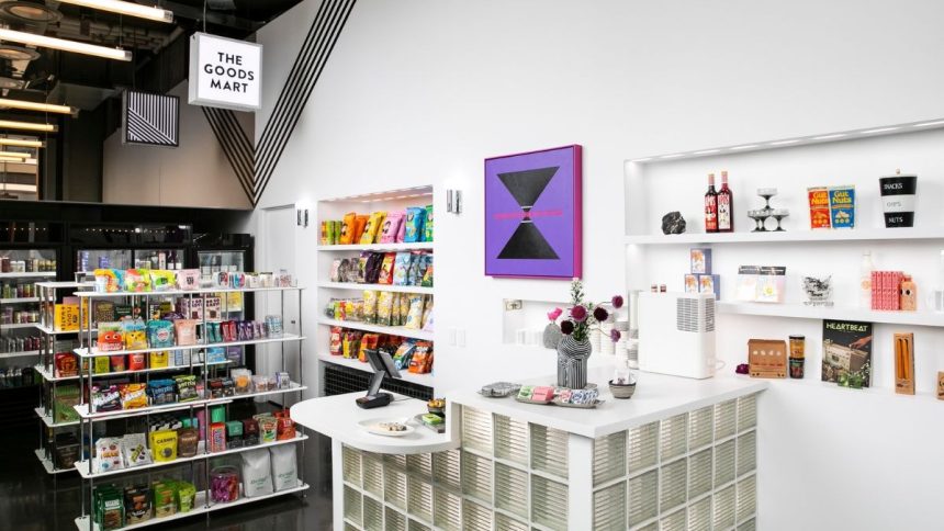 The Goods Mart has opened at Williamsburg Wharf, bringing its better-for-you convenience store concept to the Naftali Group's waterfront development.