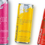 This image shows drinks offered by Red Bull.