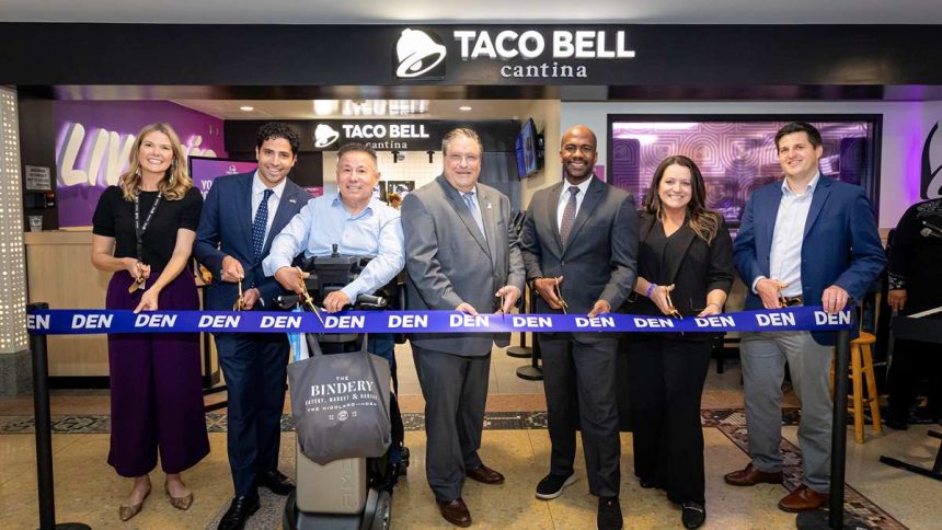 Taco Bell Cantina opens in Denver International Airport.