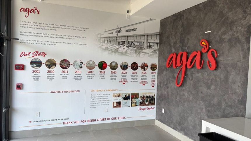 Aga’s Restaurant & Catering will open Aga’s To Go in Katy on June 24, 2026.