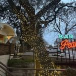Entrance of Bar Peached, an Asian fusion restaurant (Wendi K. | Yelp)