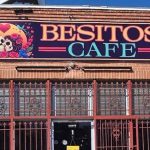 This image shows an outer view of Besitos Café