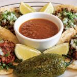 This image shows food served at Juanita's Mexican Restaurant