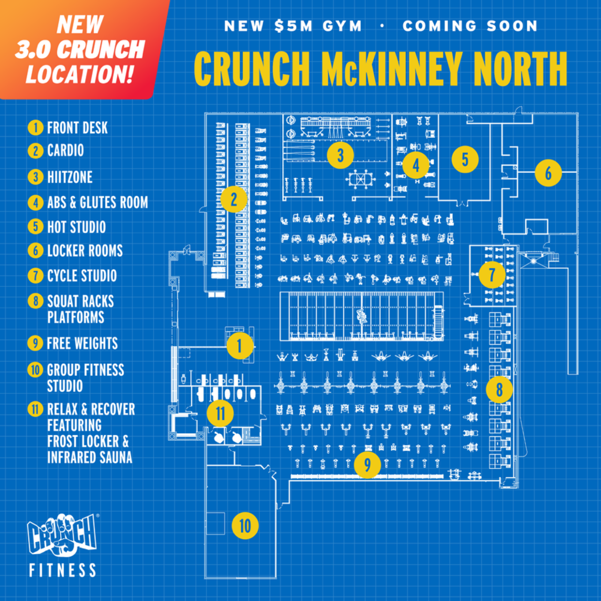 Crunch Fitness Eyes Second McKinney Location