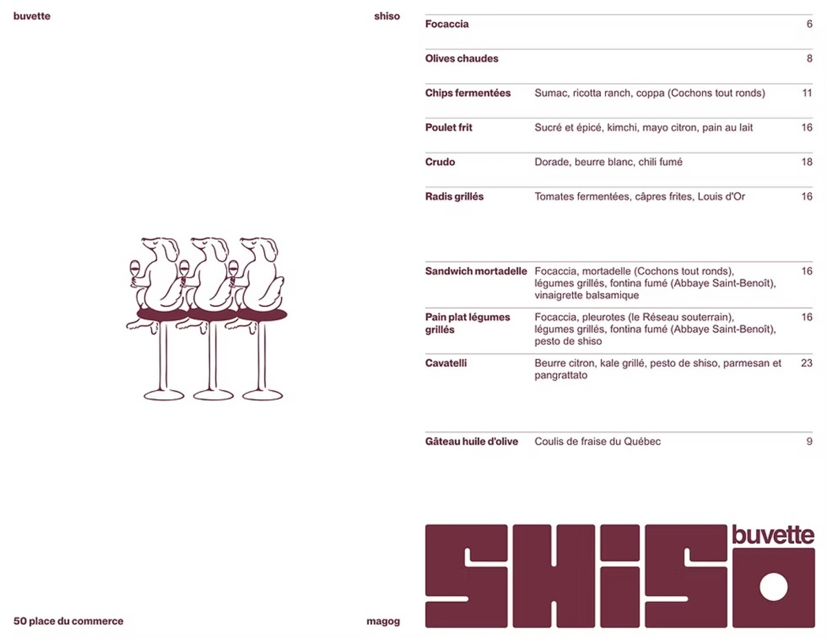 La Buvette Shiso Opening in Downtown Magog