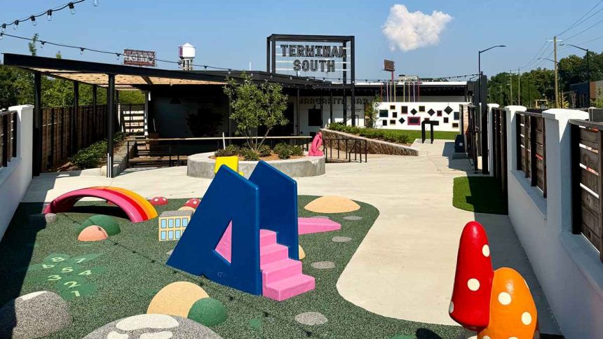 Terminal South welcomes visitors as the Atlanta Beltline Southside Trail opens.