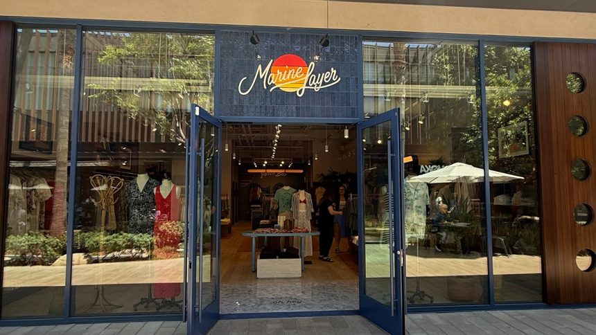 Marine Layer has opened a new store in California.
