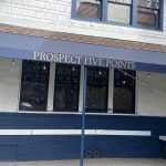 This image shows a storefront view of Prospect Five Points
