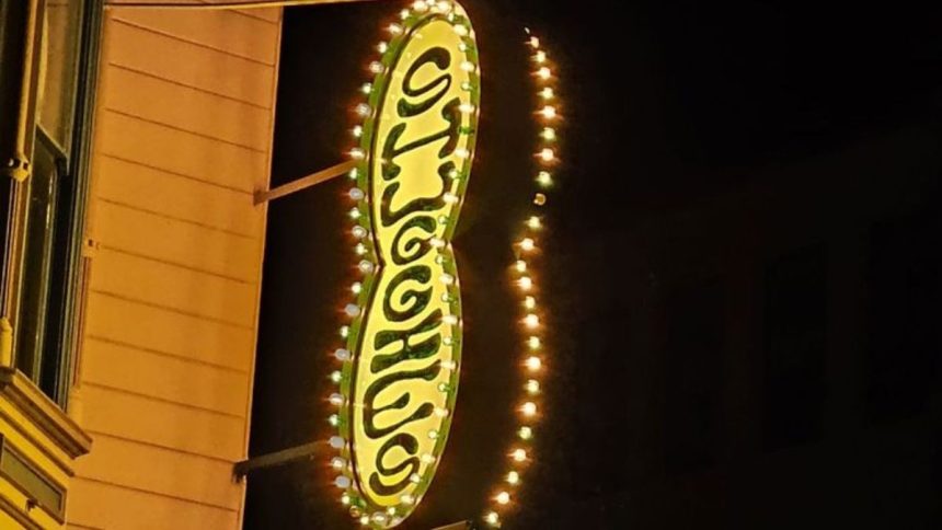 Signboard outside Shuggie’s restaurant in San Francisco (Google Photos by Nate Munson)