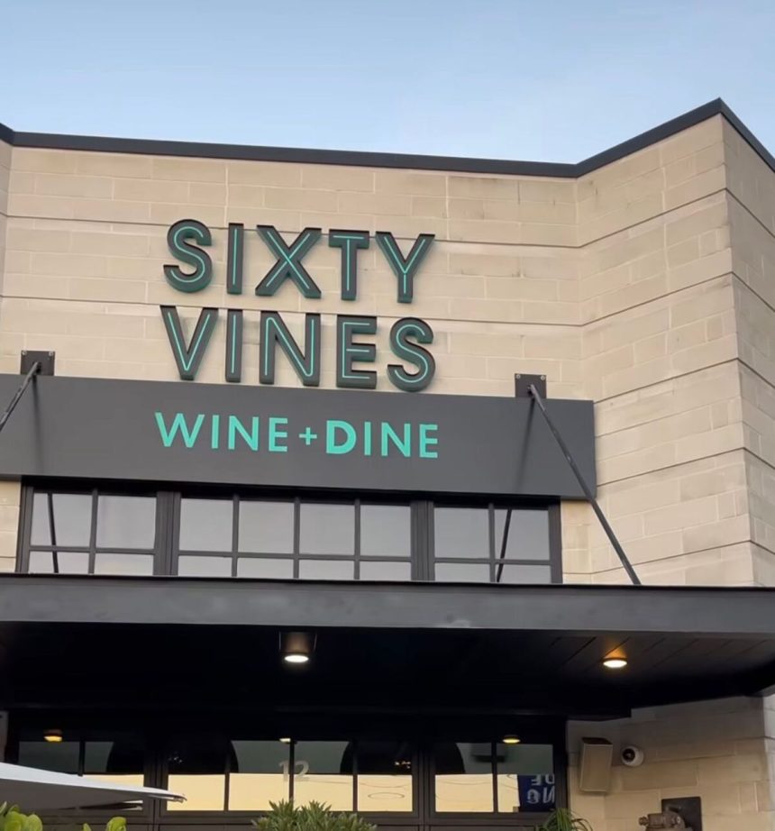 Sixty Vines sets opening date for first San Antonio restaurant at La Cantera.