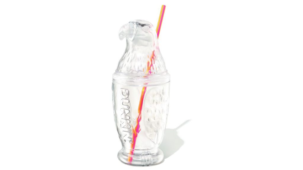 This image shows the limited-edition Eagle Cup by Dunkin'
