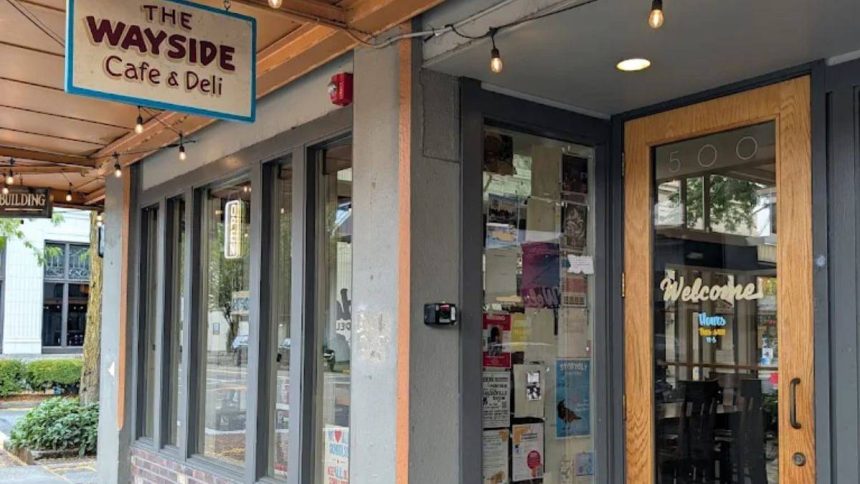 Outside the Wayside Cafe and Deli in Olympia (Lorraine Haataia | Google Reviews)