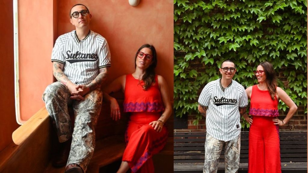 Alan Delgado and Ivy Mix, the founders of Titán