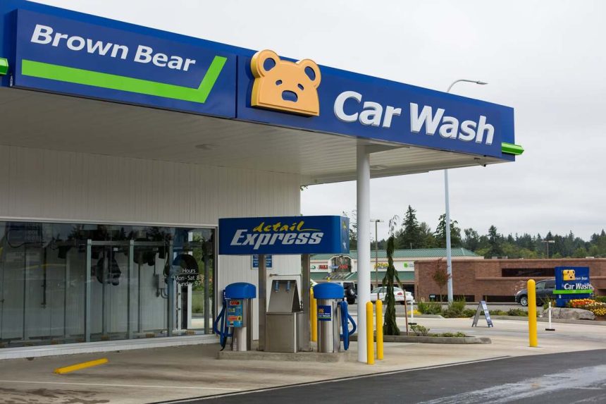 Brown Bear Car Wash Expanding in Bellevue