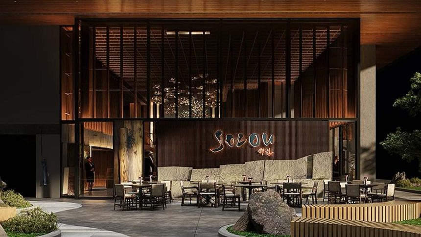 Sozou is opening in Spring Quarter next month.