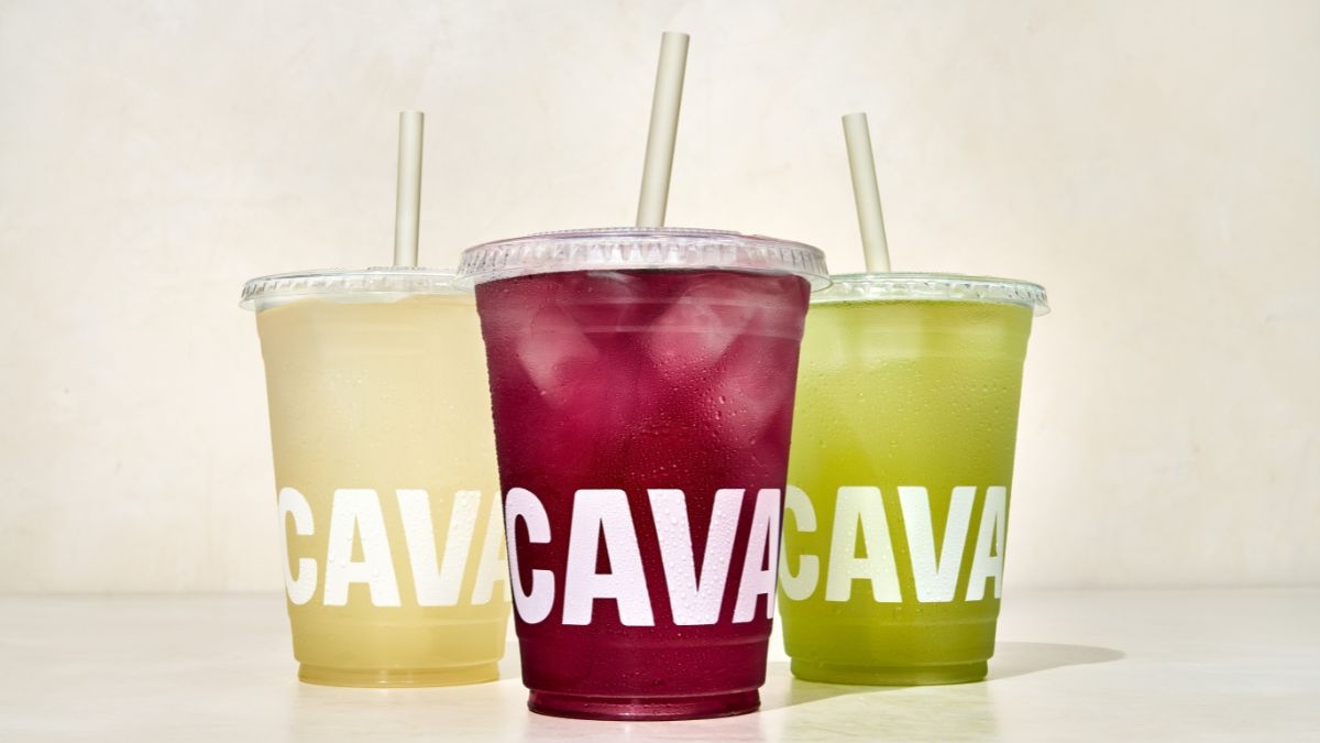 Image of beverages from the menu of CAVA